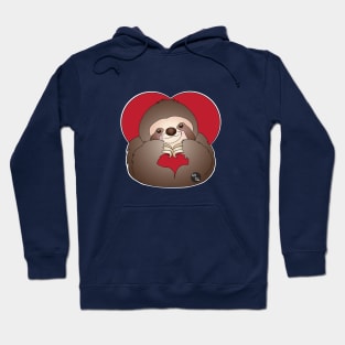 Hand Heart Sloth Hoodie